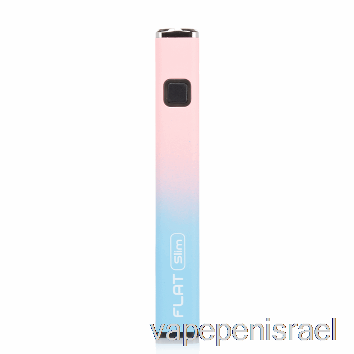 חד פעמי Vape Israel Yocan Flat Slim 350mah סוללה כחול ורוד